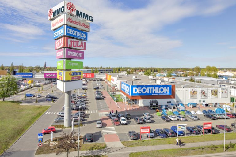 MMG Centers Szczecin with the largest sales showroom  of Komfort Łazienki in Poland