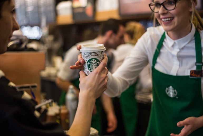 Starbucks coffee at Hi Piotrkowska 155